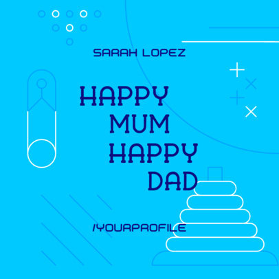  Podcast Cover Maker for a Parenting-Themed Show Featuring Simple Graphics 