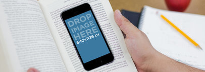 Cheating At School Using And iPhone 5s Space Grey Wide