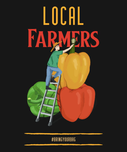 T-Shirt Design Creator with a Farming Theme 3694b