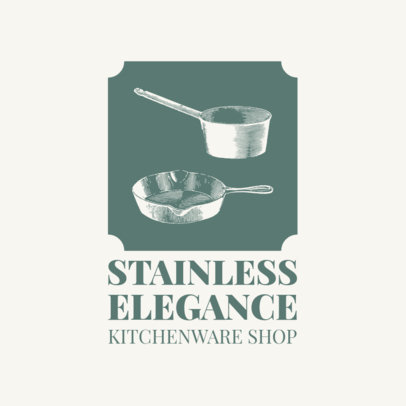 Logo Maker for Kitchenware Brands with Vintage Graphics