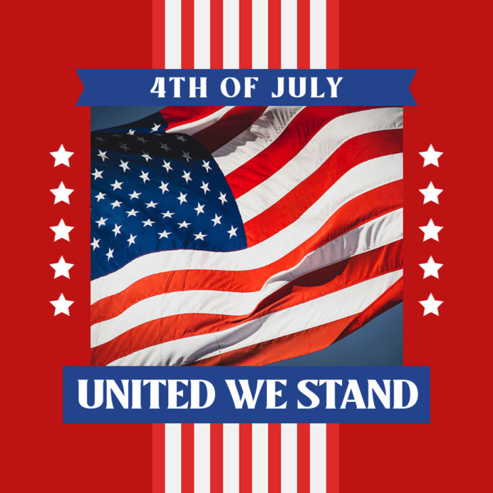 Placeit - Instagram Post Maker with a Patriotic Quote for the 4th of July