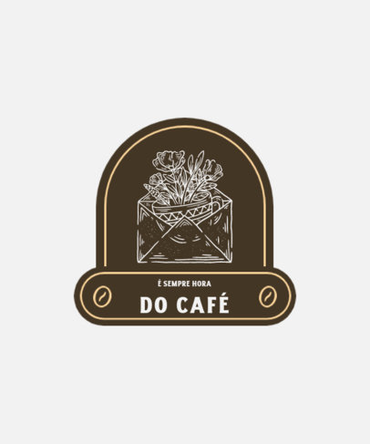 Retro T-Shirt Design Creator with a Surreal Coffee Icon 4002b-el1