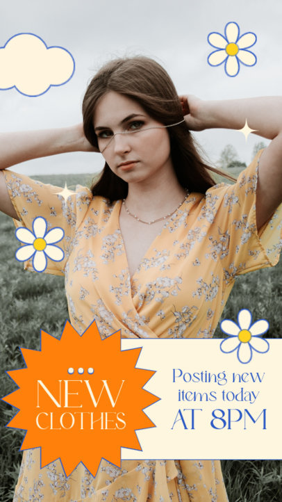 Instagram Story Template for Second-Hand Clothing Stores 