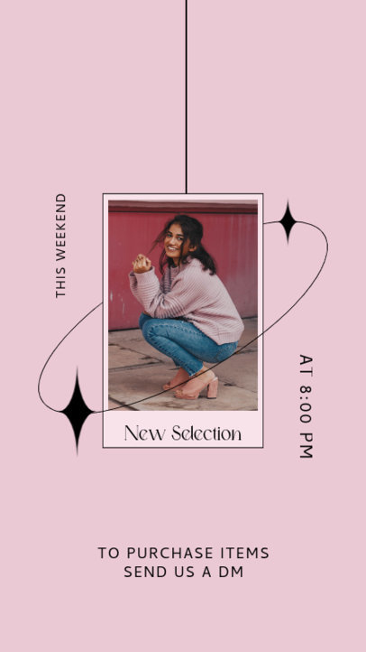 Minimal Instagram Story Design Template for Clothing Brands