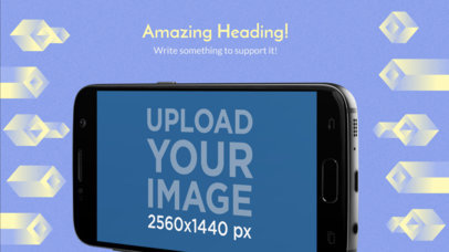 Horizontal Position Black Samsung Galaxy Android Screenshot Generator a16028