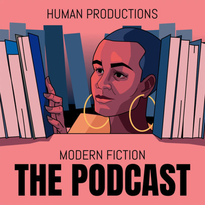 Podcast Cover Design Template for Fiction-Related Productions 3750