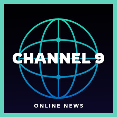 Podcast Cover Maker for an Online News Channel 4398f