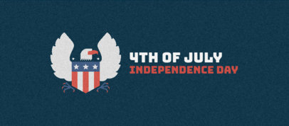 Facebook Cover Creator with an Eagle Graphic for American Independence Day 3755g