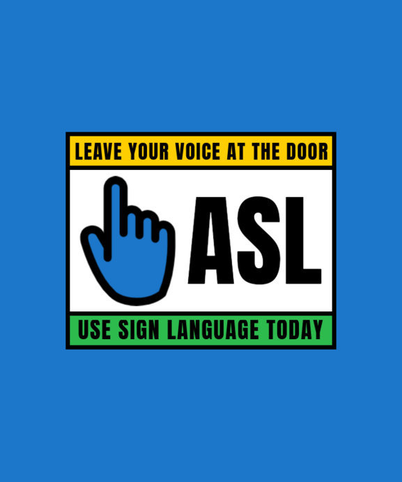 Placeit - T-Shirt Design Generator Inviting People to Use American Sign ...