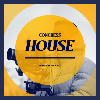 Political Podcast Cover Generator 4396h
