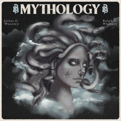 Podcast Cover Generator with a Medusa Illustration 3749c