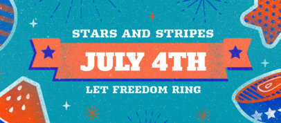 Facebook Cover Generator With a 4th of July Celebration Theme 3754a
