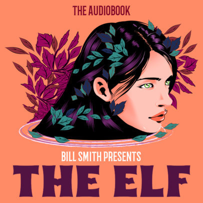 Podcast Cover Maker for a Fantasy Audiobook 3750a