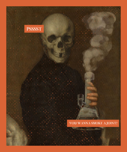 T-Shirt Design Creator Featuring a Classical Art Painting with Funny Dialogues 3744f