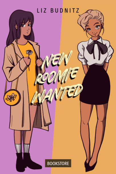 Book Cover Design Creator with Illustrations for Teens