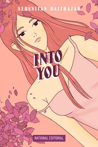 Romance Book Design Maker Featuring a Beautiful Illustration