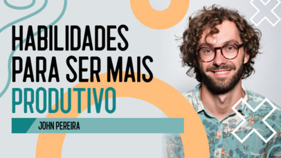 YouTube Thumbnail Design Maker for a Business Channel in Portuguese