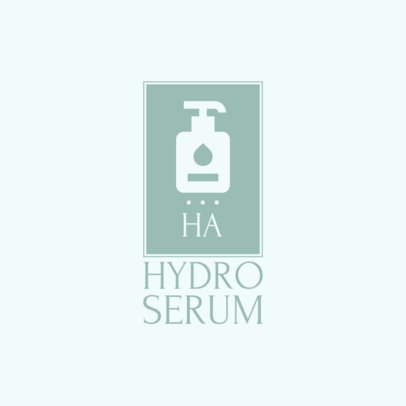 Simple Logo Maker for a Skincare Serum