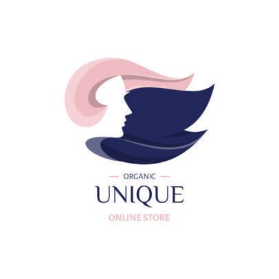 Beauty Logo Maker with Minimalistic Graphics of Women's Faces