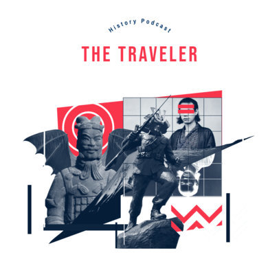 Cover Maker for a History Podcast Featuring Ancient Statue Graphics 4411G