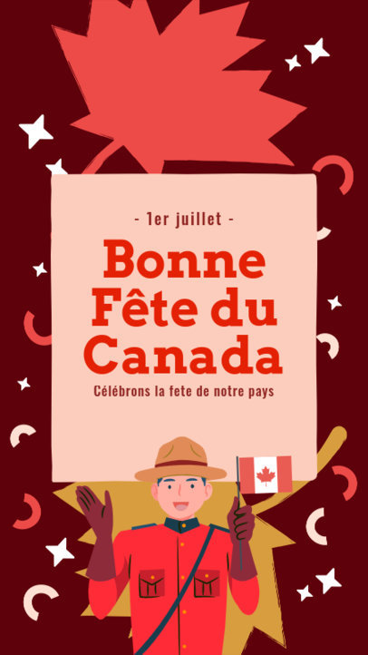 Illustrated Instagram Story Maker To Celebrate Canada Day 
