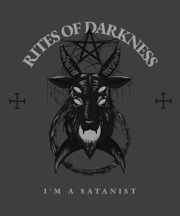 Placeit - Esoteric T-Shirt Design Maker with Baphomet Graphics