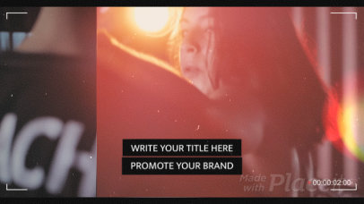 Slideshow Video Creator with a Sports Theme and a Retro Style