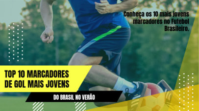 YouTube Thumbnail Design Template for Sports Content Creators