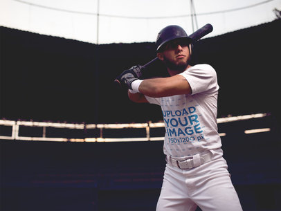 Baseball Uniform Builder - Batter at the Batting Plate