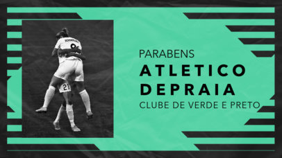 YouTube Thumbnail Template of a Soccer Tournament's Match