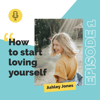 Podcast Cover Design Template for a Feminist Production