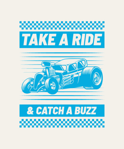 T-Shirt Design Template for Car Enthusiasts