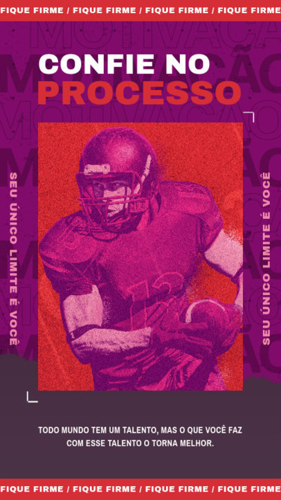 Football-Themed Instagram Story Maker for a Sports Channel 