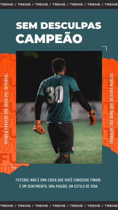 Instagram Story Design Template for Soccer Enthusiasts 