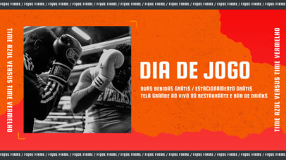 YouTube Thumbnail Template for a Boxing-Themed Channel