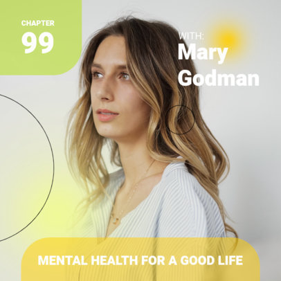 Cover Maker for a Mental Health-Themed Podcast 