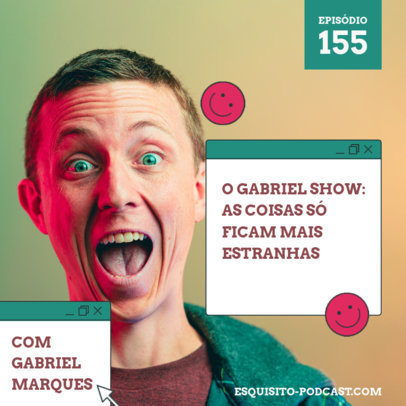 Comedy Podcast Design Template With Pictures