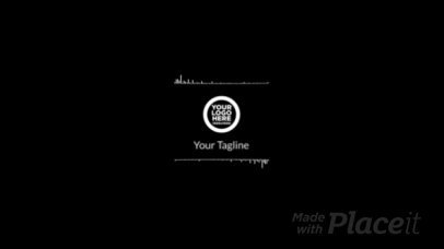 Intro Video Template Featuring Animated Sound Visuals 3151-el1