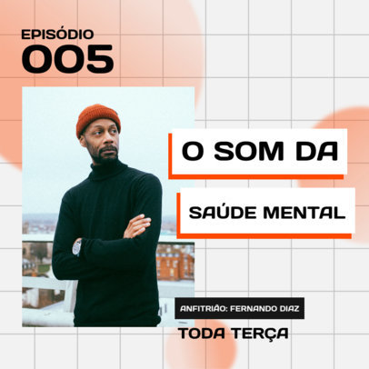 Podcast Cover Generator for a Mental Health Awareness Episode