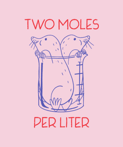 Quote T-Shirt Design Creator for Chemistry Nerds