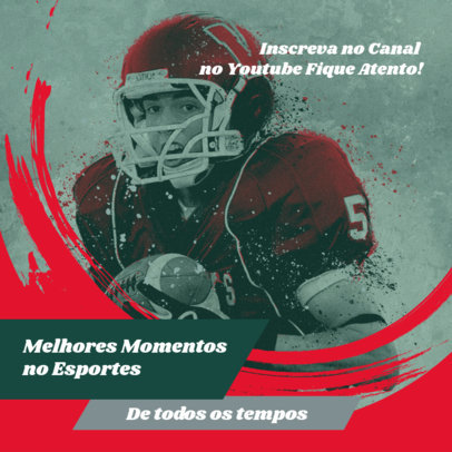 Football-Themed Instagram Post Design Maker for Sports Content Creators
