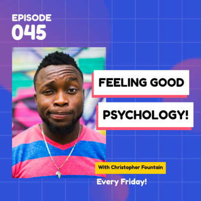 Psychology Podcast Cover Generator for Self-Care Tips
