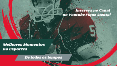Football-Themed YouTube Thumbnail Design Maker for Sports Content Creators