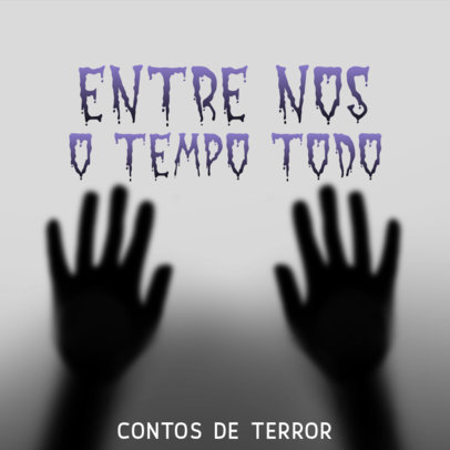 Horror Podcast Cover Creator with Ghost Hand Graphics 4430c