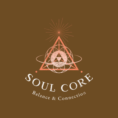 Logo Maker Featuring an Abstract Shape and an Esoteric Theme