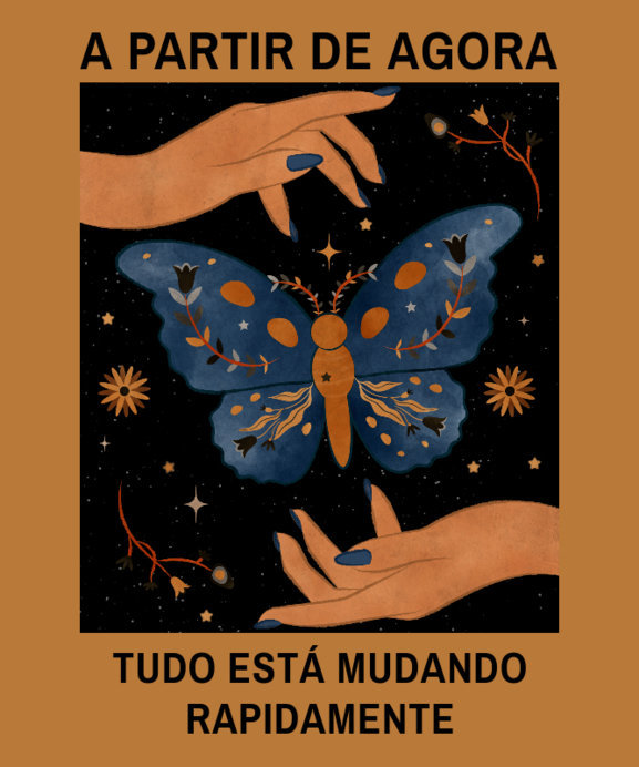 Placeit - Esoteric T-Shirt Design Maker With a Butterfly Graphic