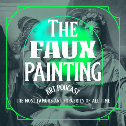 Podcast Cover Generator for Art-Themed Shows 