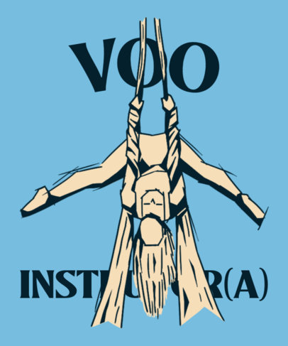 Quote T-Shirt Design Generator With Aerial Dance-Themed Graphics