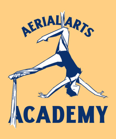 T-Shirt Design Generator for an Aerial Arts Academy