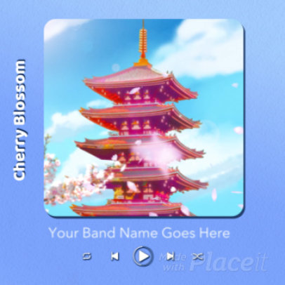 Instagram Post Video Maker With a Music Theme and Anime-Styled Graphics 